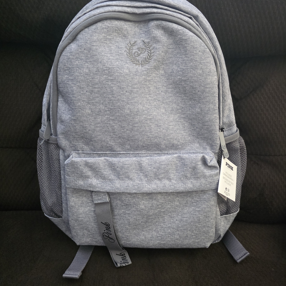 PINK Victoria's Secret Gray Backpack for Women